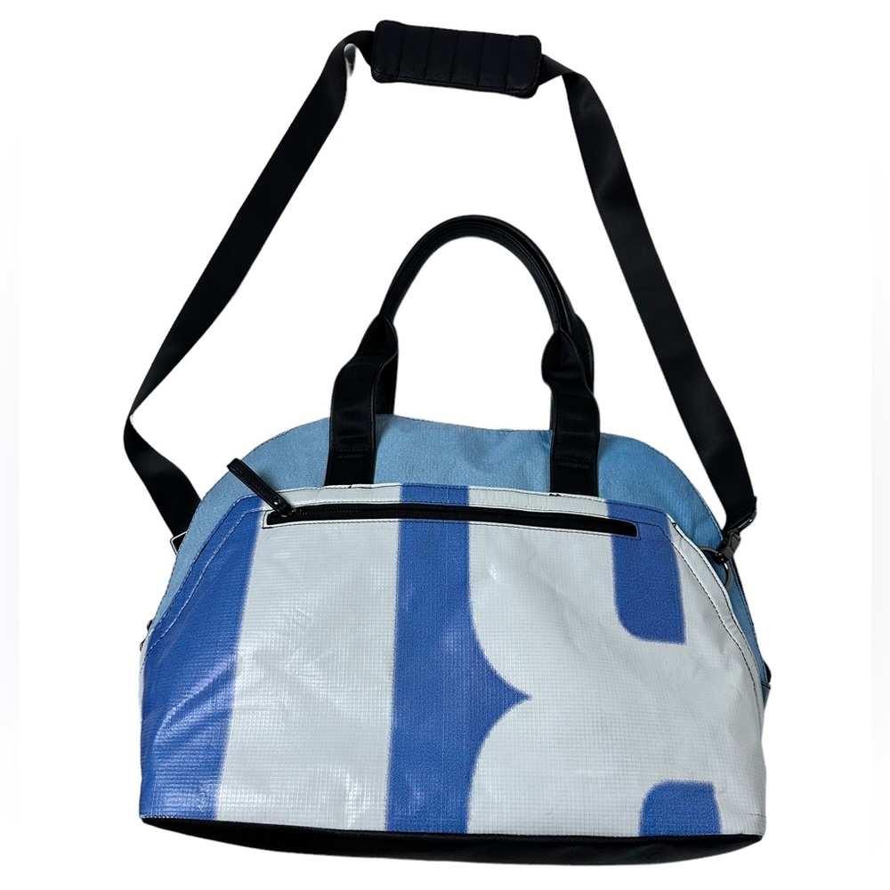 RAREFORM MAYA CROSSBODY BAG ONE OF A KIND RECYCLED BILLBOARD BAG